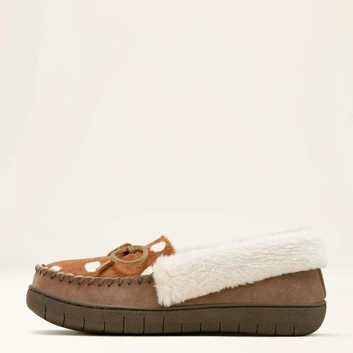 Women Slippers Ariat Moccasin Slipper Brown Antelope Women Slippers Ariat Moccasin Slipper Brown Antelope