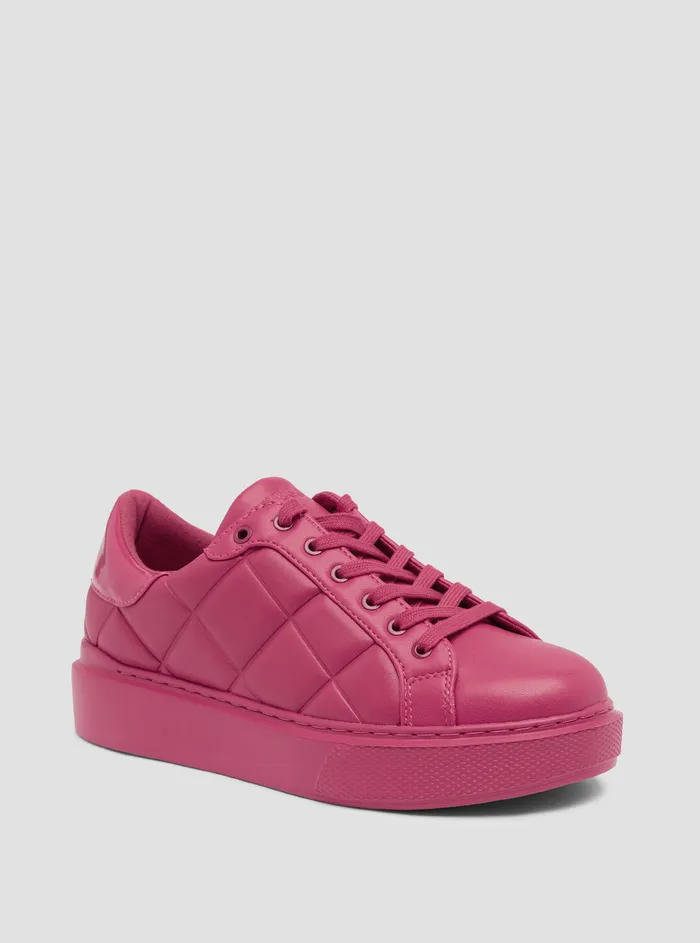 Women Sneakers GUESS Pink Hilan Low Top Sneakers