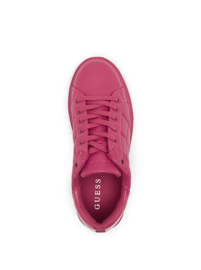 Women Sneakers GUESS Pink Hilan Low Top Sneakers Women Sneakers GUESS Pink Hilan Low Top Sneakers