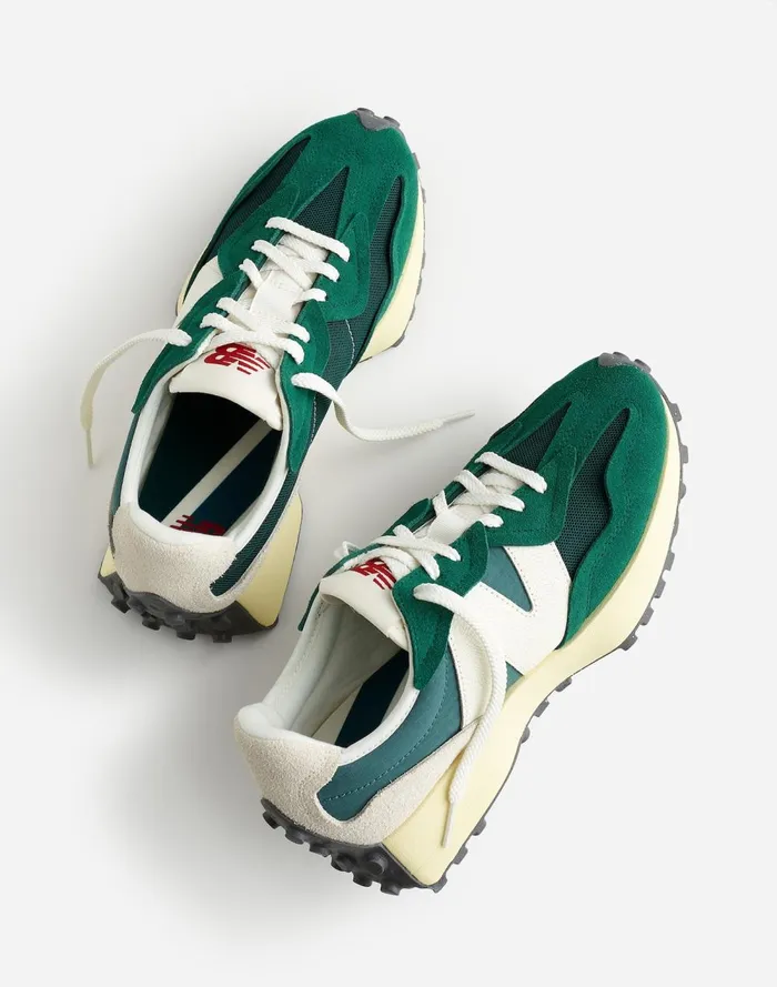 Women Sneakers Madewell New Balance Unisex 327 Sneakers Marsh Green New Sprice