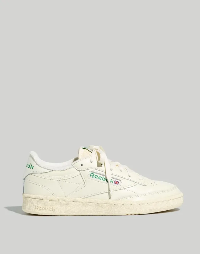 Women Sneakers Madewell Reebok Club C 85 Vintage Sneakers Chalkalabasterglen Green