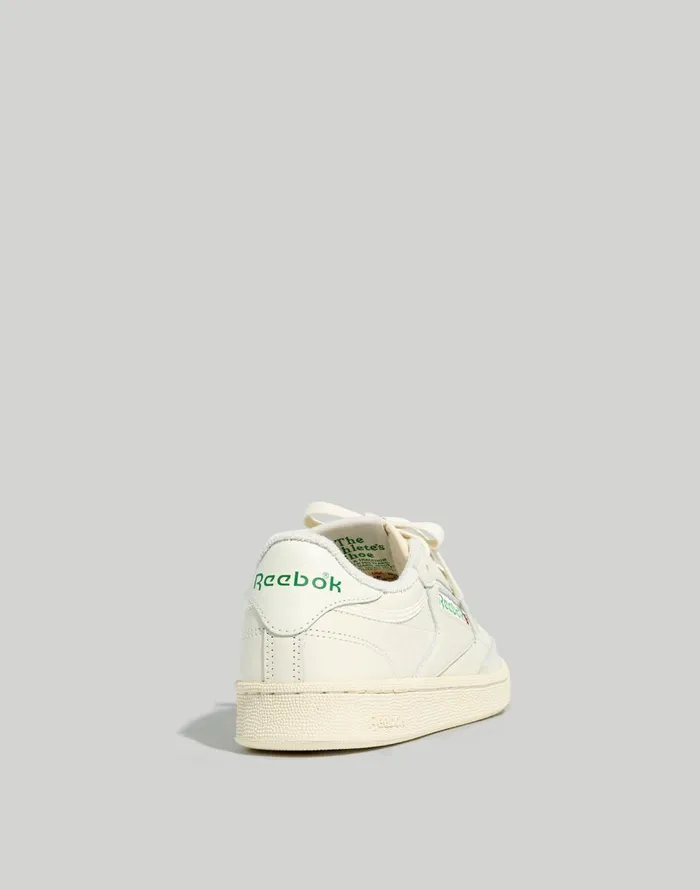 Women Sneakers Madewell Reebok Club C 85 Vintage Sneakers Chalkalabasterglen Green