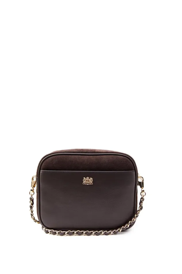Women Soho Camera Bag Chocolate Suede Holland Cooper Bags Women Soho Camera Bag Chocolate Suede Holland Cooper Bags