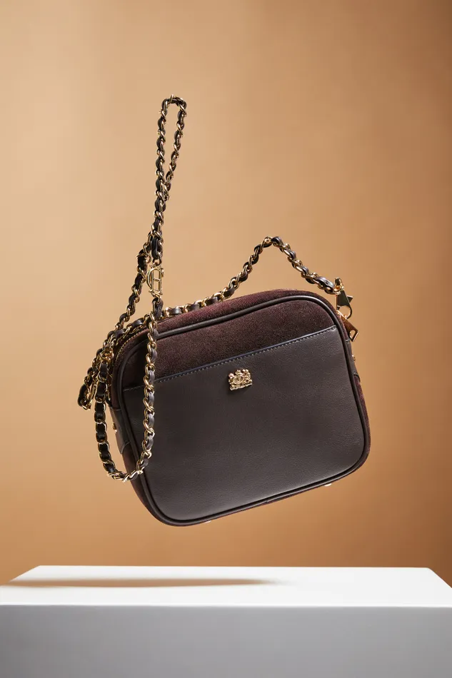 Women Soho Camera Bag Chocolate Suede Holland Cooper Bags Women Soho Camera Bag Chocolate Suede Holland Cooper Bags