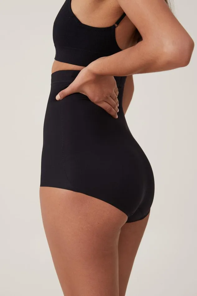 Women Solutions Cotton On Shapewear High Waist Bikini Brief Black
