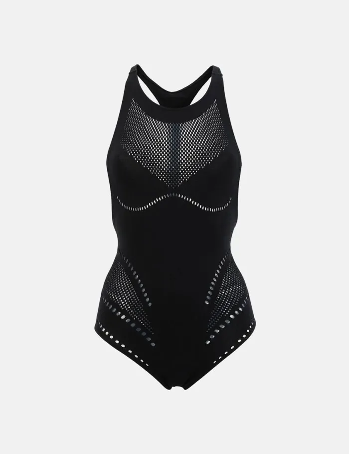 Women Stellawear Graphic Bodysuit Black Stella McCartney Swimwear Women Stellawear Graphic Bodysuit Black Stella McCartney Swimwear