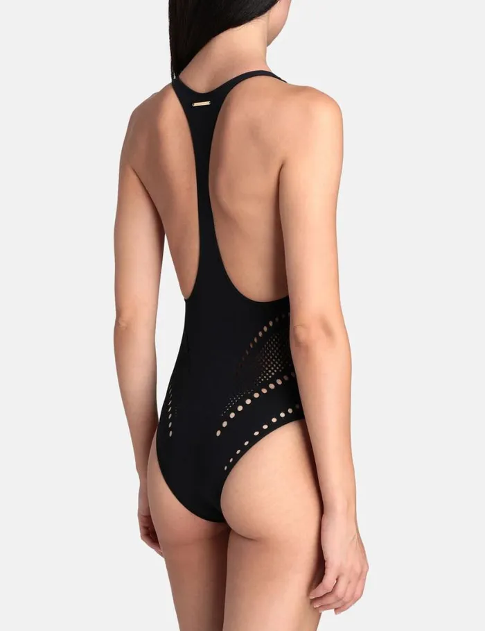 Women Stellawear Graphic Bodysuit Black Stella McCartney Swimwear Women Stellawear Graphic Bodysuit Black Stella McCartney Swimwear