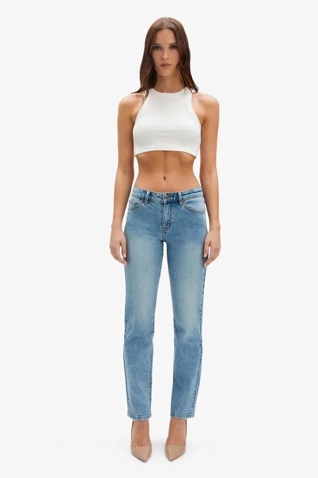 Women Straight Jean Bardot Faris Straight Leg Jeans In Vintage Vintage