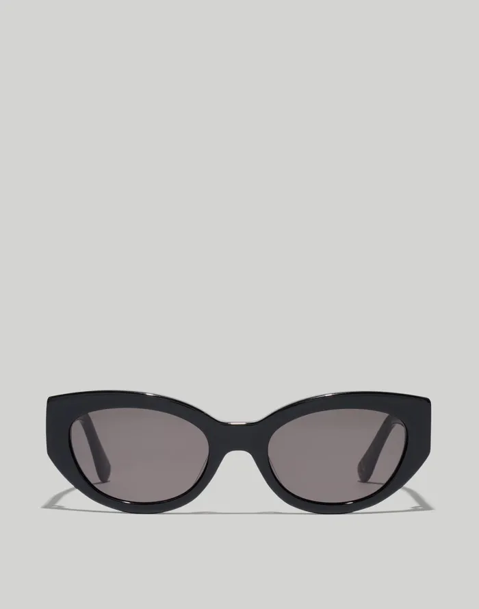 Women Sunglasses Madewell Demmera Sunglasses Black Coal
