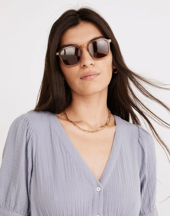 Women Sunglasses Madewell Ralston Sunglasses Desert Dune