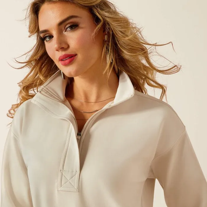 Women Sweatshirts and Hoodies Ariat Breeze Logo 12 Zip Sweatshirt Ancient Scroll Women Sweatshirts and Hoodies Ariat Breeze Logo 12 Zip Sweatshirt Ancient Scroll