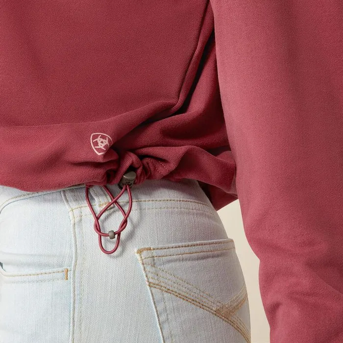 Women Sweatshirts and Hoodies Ariat Cowgirl Tough Sweatshirt Dry Rose