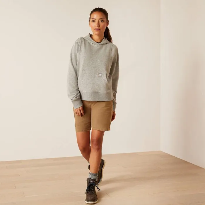 Women Sweatshirts and Hoodies Ariat Rebar Lightweight Cropped Hoodie Heather Grey Women Sweatshirts and Hoodies Ariat Rebar Lightweight Cropped Hoodie Heather Grey