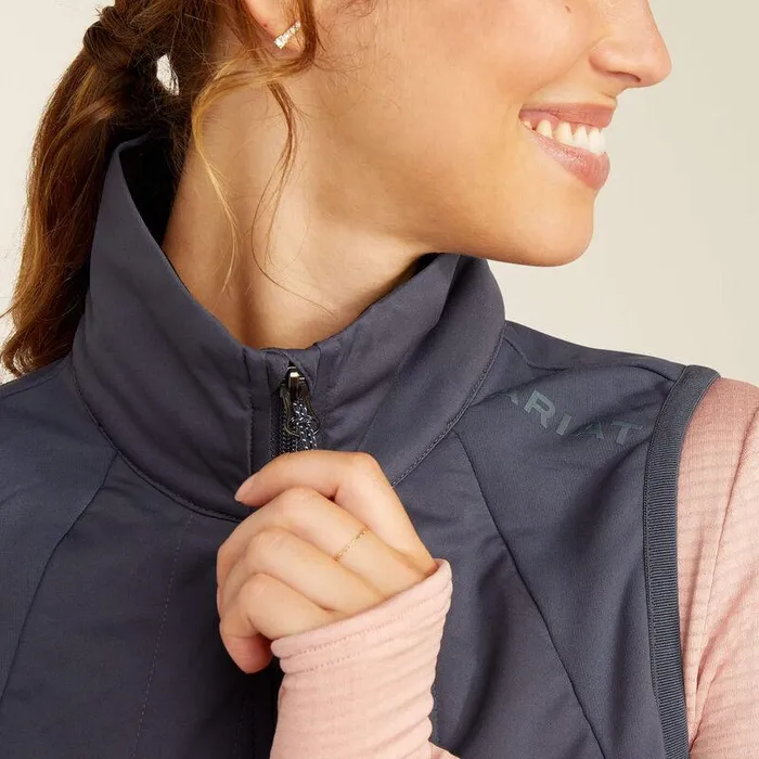Women Sweatshirts and Hoodies Ariat Venture Full Zip Vest Ombre Blue Women Sweatshirts and Hoodies Ariat Venture Full Zip Vest Ombre Blue