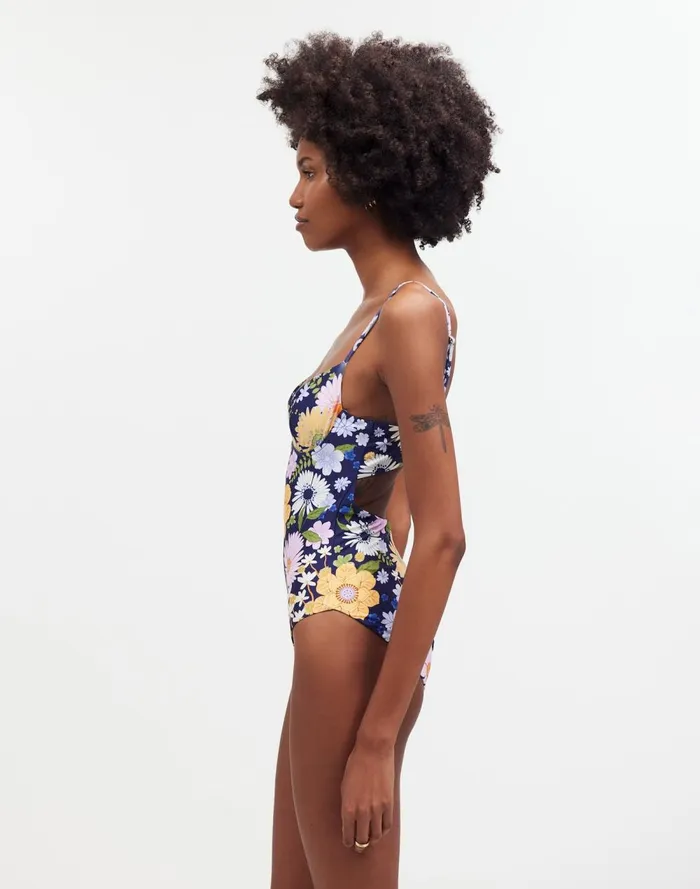 Women Swim Madewell Madewell X Agua Bendita Petra OnePiece Swimsuit Multi