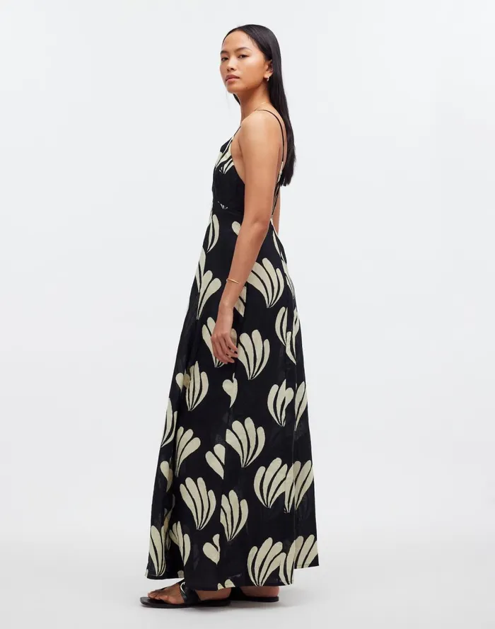 Women Swim Madewell Zulu and Zephyr Palm Linen Dress Palm