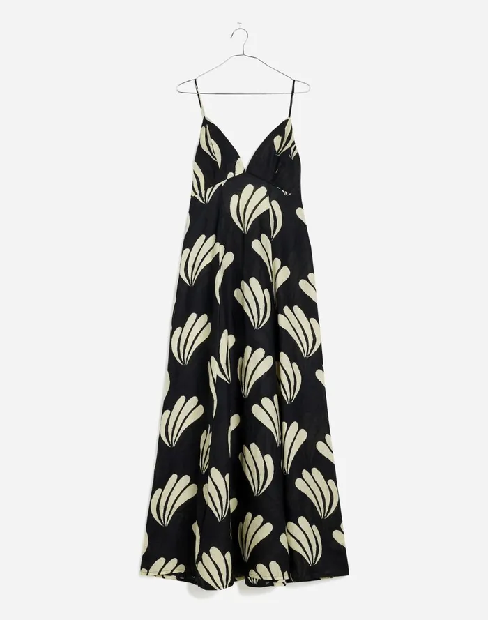 Women Swim Madewell Zulu and Zephyr Palm Linen Dress Palm