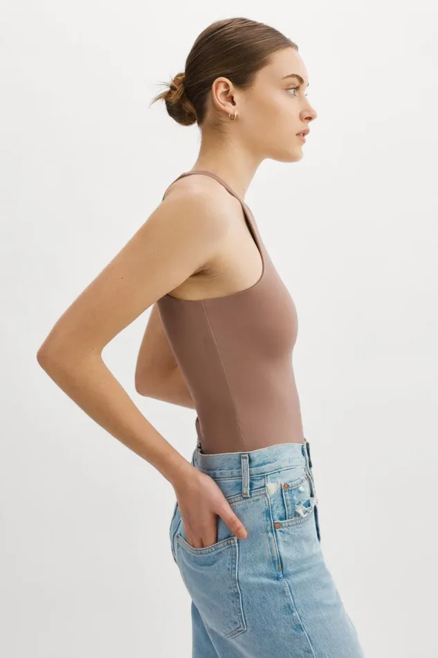 Women SYDELLE Bodysuit Tank Top Shiitake LAMARQUE Tops