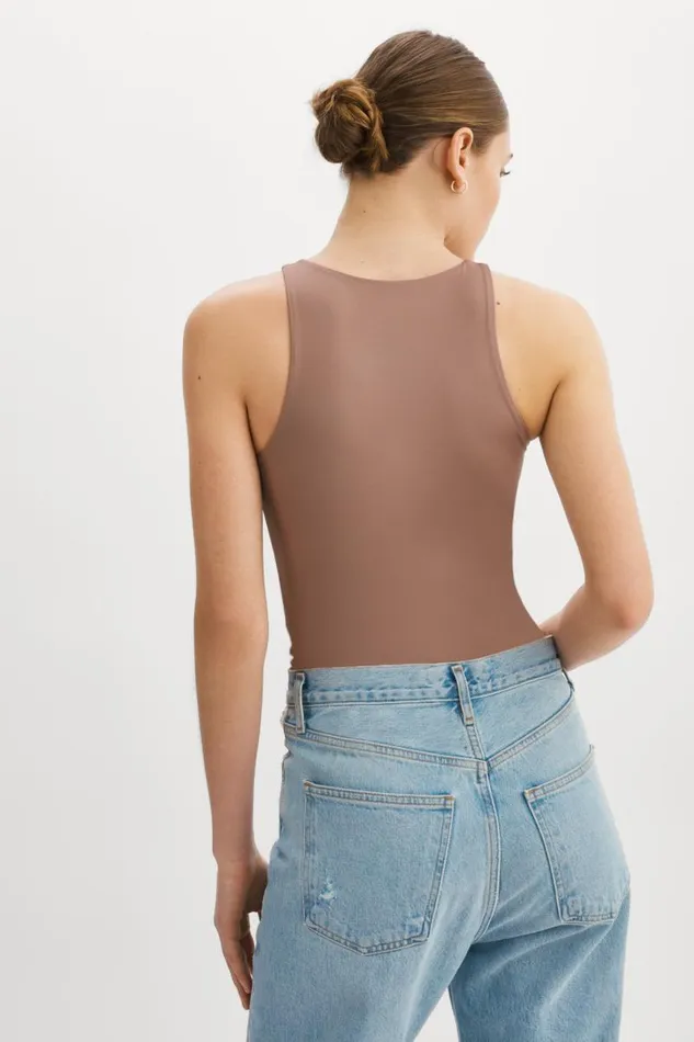 Women SYDELLE Bodysuit Tank Top Shiitake LAMARQUE Tops