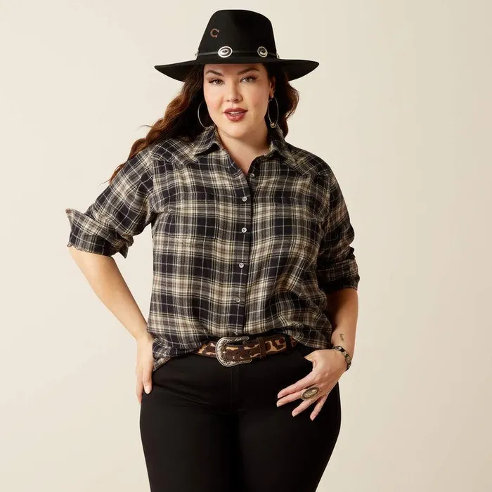 Women TShirts and Tops Ariat Billie Jean Shirt Cheyenne Plaid