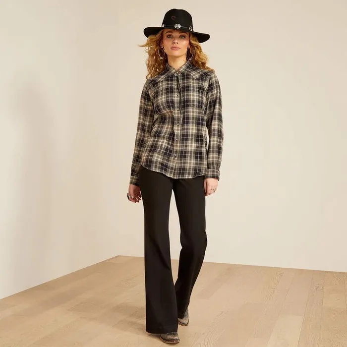 Women TShirts and Tops Ariat Billie Jean Shirt Cheyenne Plaid