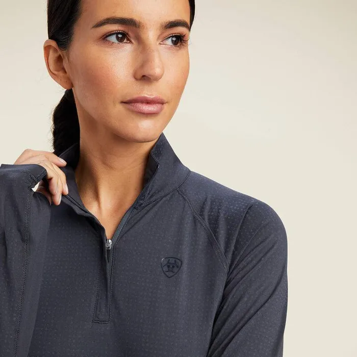 Women TShirts and Tops Ariat Lumina Lowell Baselayer Ebony
