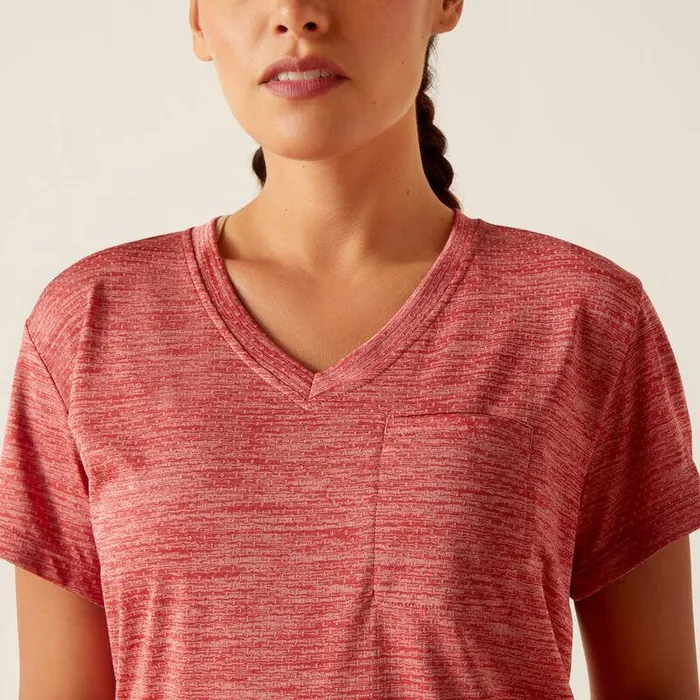 Women TShirts and Tops Ariat Rebar Evolution Logo TShirt Mineral Red Women TShirts and Tops Ariat Rebar Evolution Logo TShirt Mineral Red