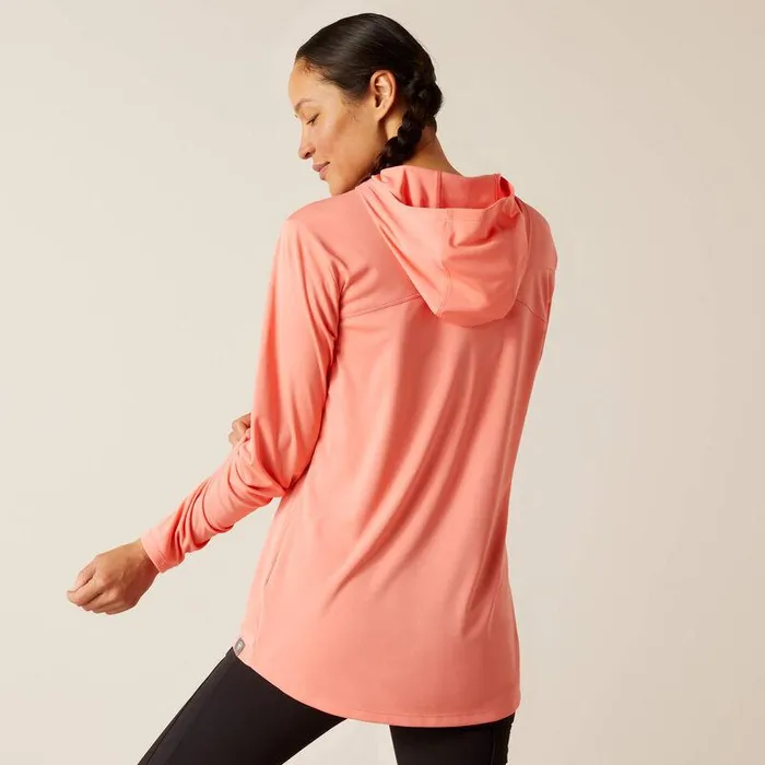 Women TShirts and Tops Ariat Rebar Sunblocker Hooded TShirt Shell Pink Women TShirts and Tops Ariat Rebar Sunblocker Hooded TShirt Shell Pink