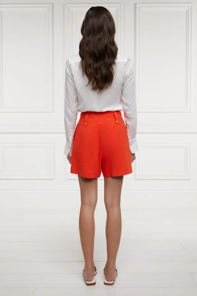 Women Tailored Short Neroli Linen Holland Cooper Shorts