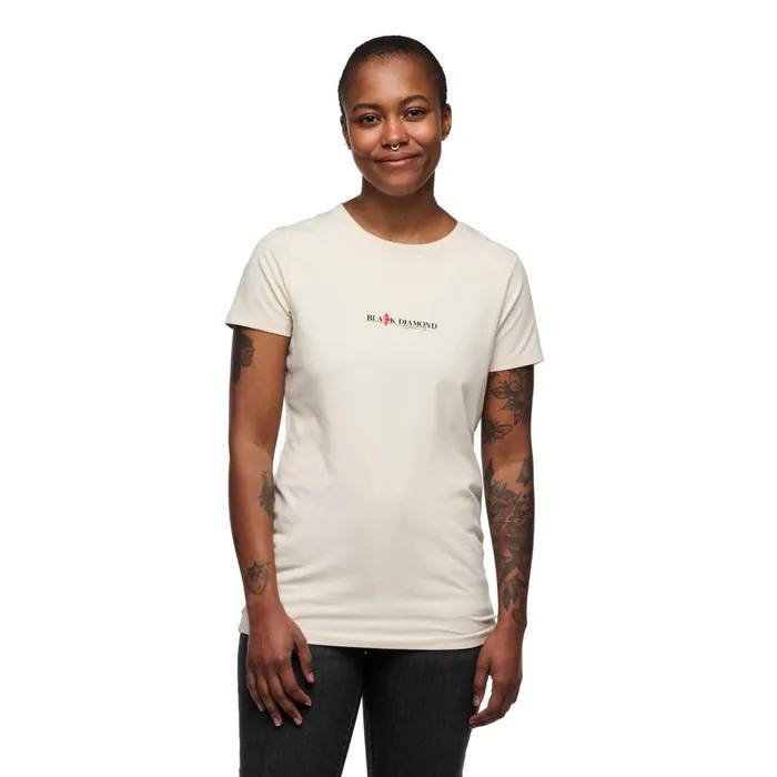 Women Tees and Tanks Black Diamond Heritage Wordmark Tee