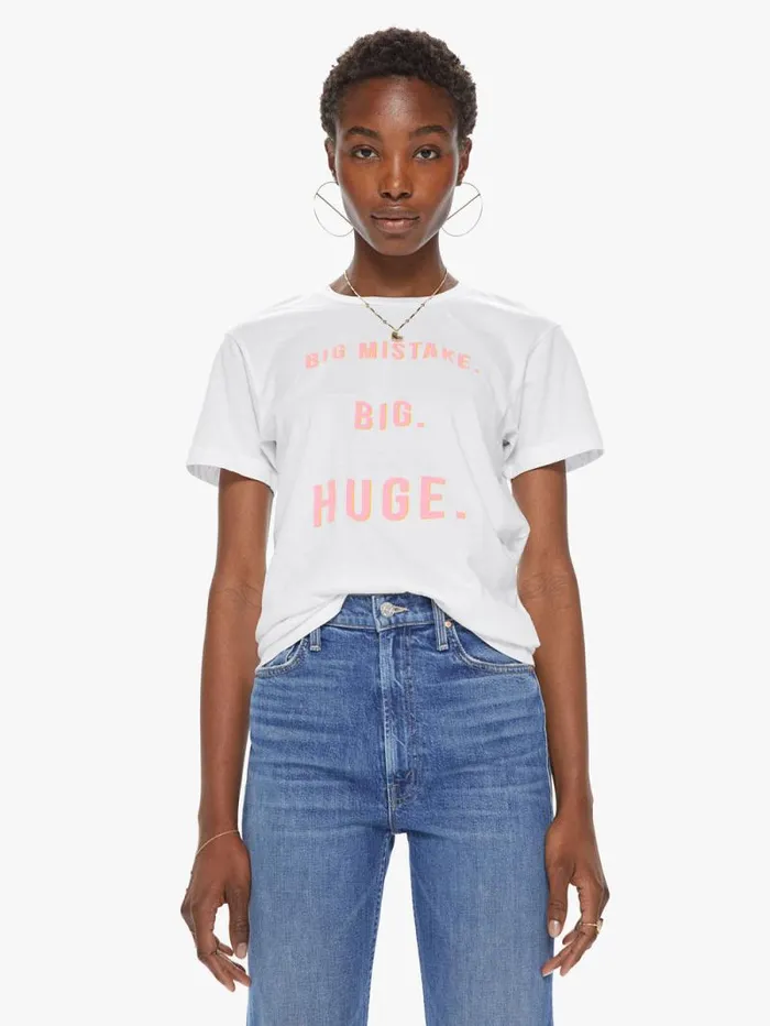 Women Tees Tanks Mother Denim Pretty Tee White