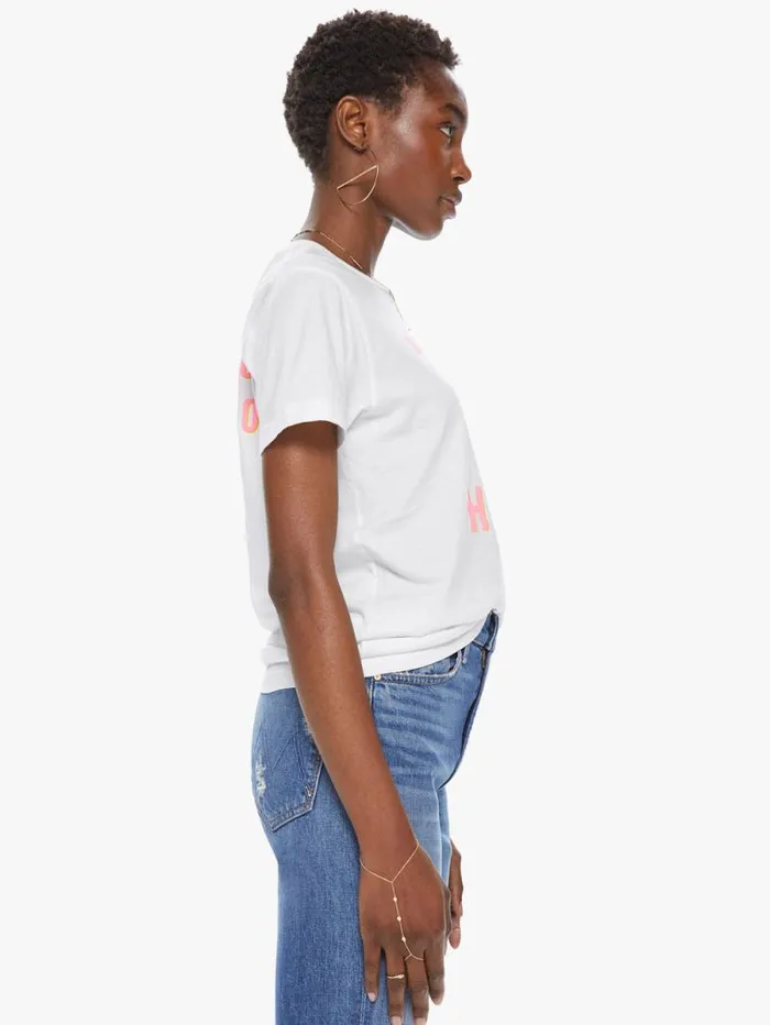Women Tees Tanks Mother Denim Pretty Tee White