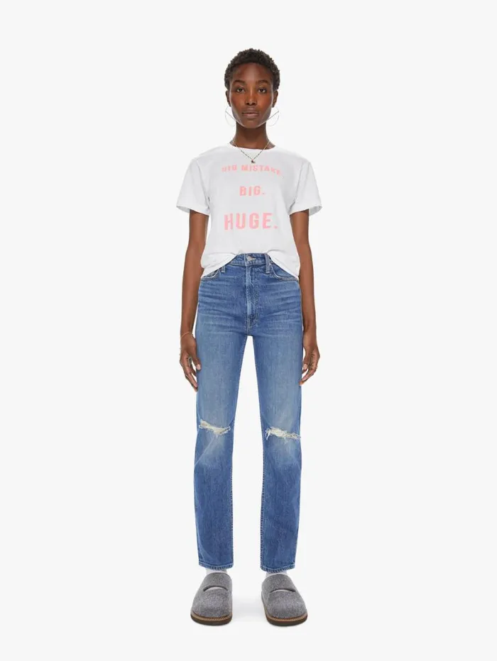 Women Tees Tanks Mother Denim Pretty Tee White