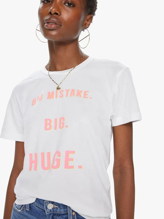 Women Tees Tanks Mother Denim Pretty Tee White