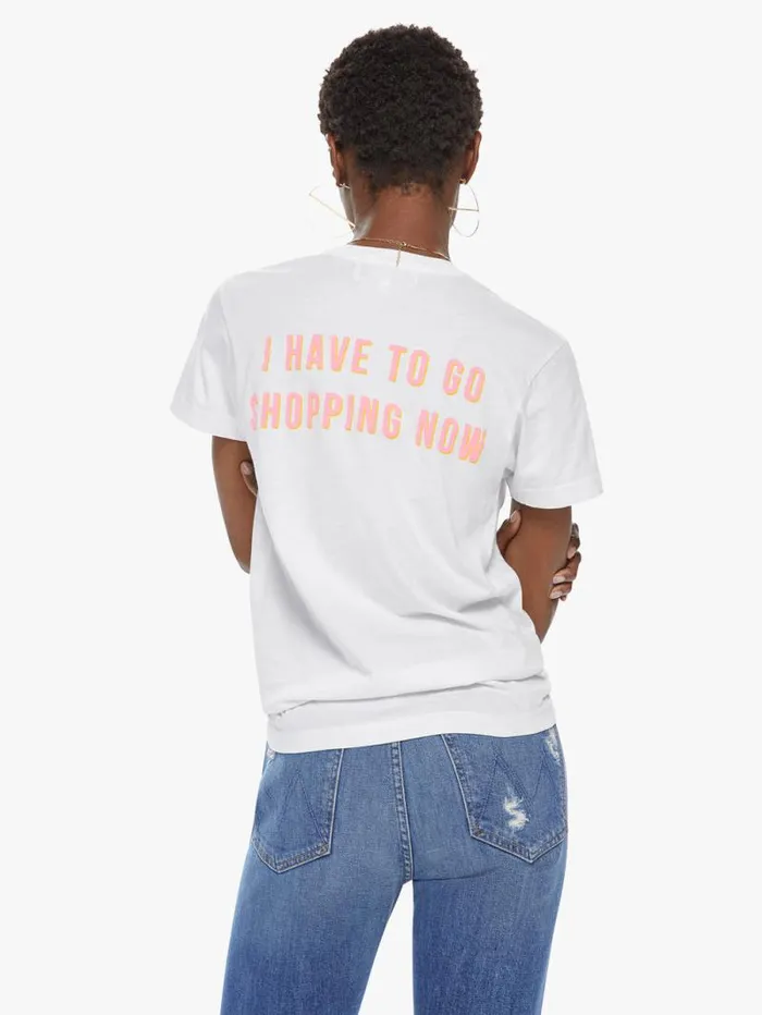 Women Tees Tanks Mother Denim Pretty Tee White
