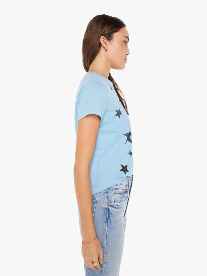 Women Tees Tanks Mother Denim The Lil Goodie Goodie Blue lightpastel