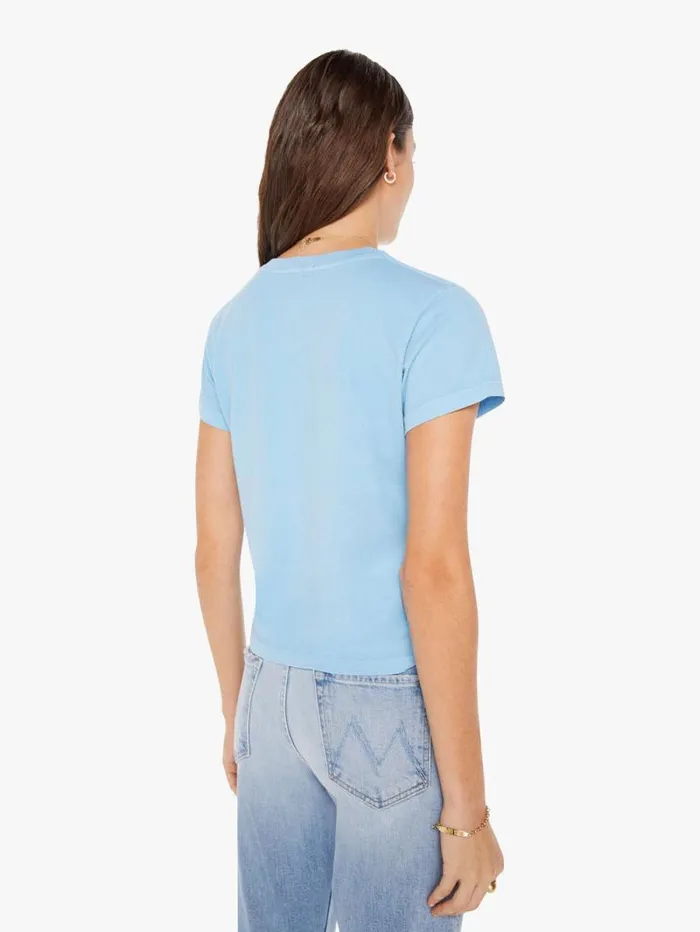 Women Tees Tanks Mother Denim The Lil Goodie Goodie Blue lightpastel