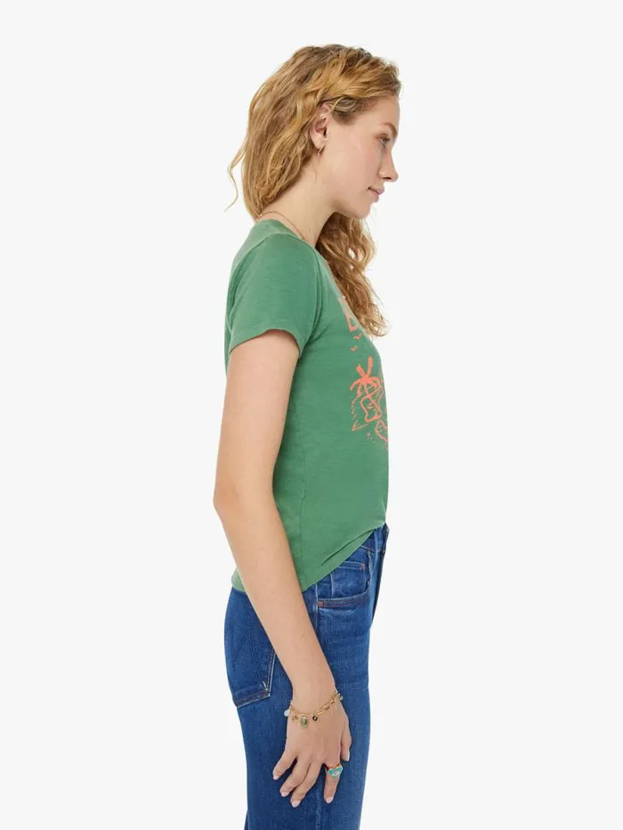 Women Tees Tanks Mother Denim The Lil Sinful Green