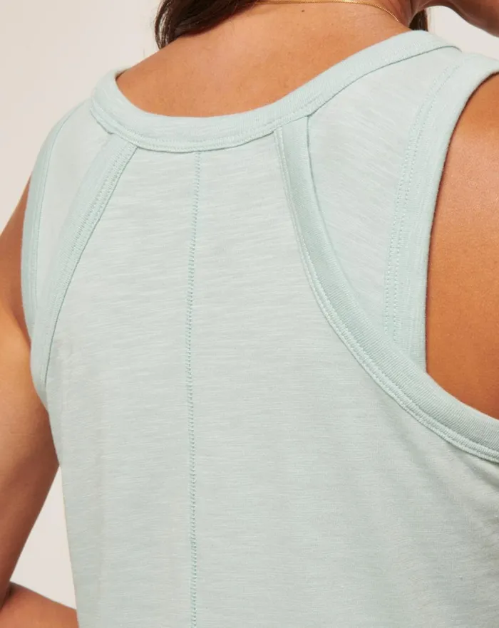 Women Tees TravisMathew CLOUD JERSEY TANK Ether