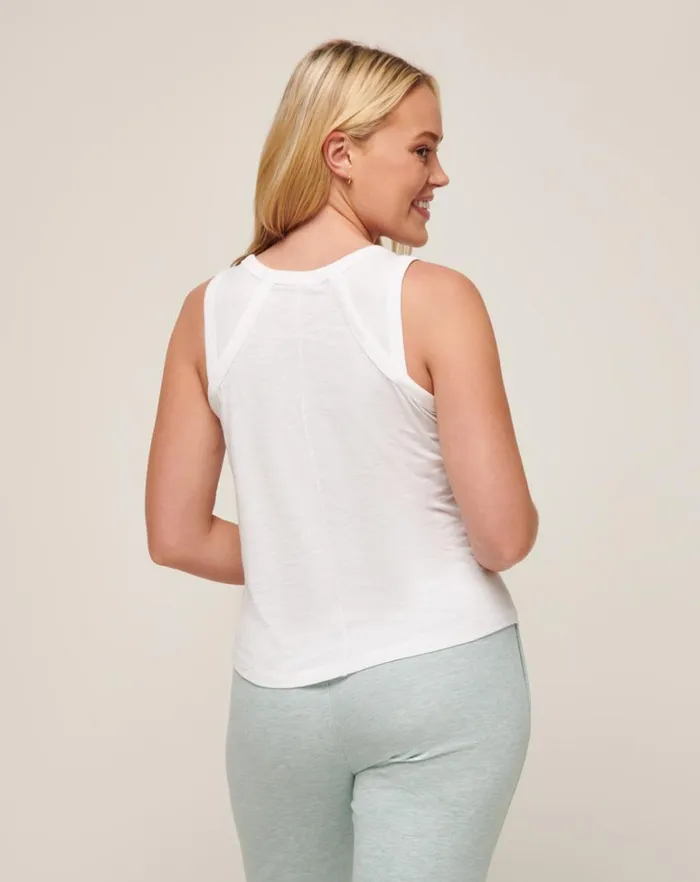 Women Tees TravisMathew CLOUD JERSEY TANK White