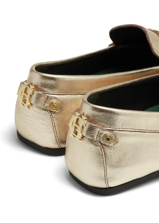 Women The Driving Loafer Gold Holland Cooper Loafers Women The Driving Loafer Gold Holland Cooper Loafers