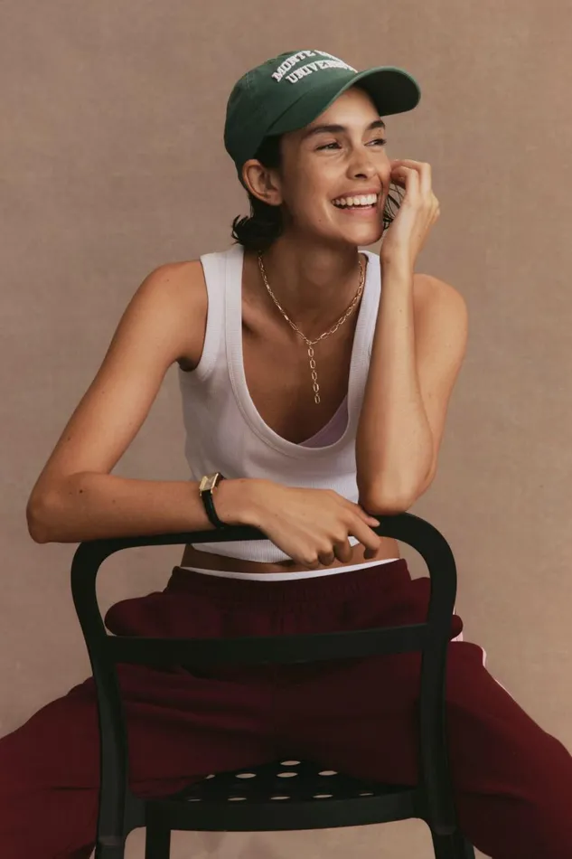 Women Tops Cotton On Staple Rib Scoop Neck Tank White