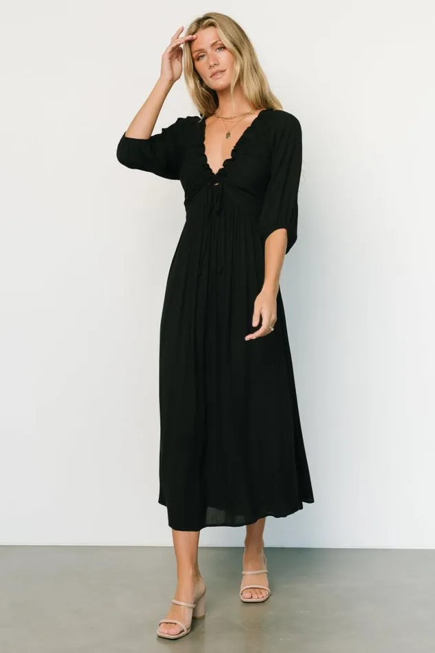 Women Vicki Midi Dress Black Baltic Born Midi Dresses