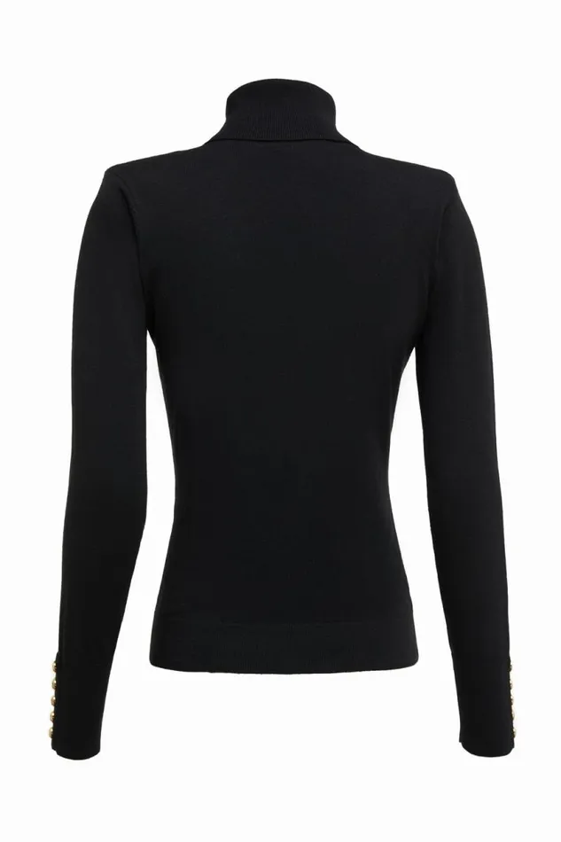 Women Victoria Cashmere Roll Neck Black Holland Cooper Knitwear Women Victoria Cashmere Roll Neck Black Holland Cooper Knitwear