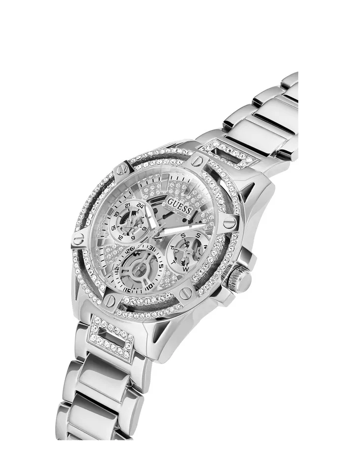 Women Watches GUESS Silver Queen Crystal Watch Women Watches GUESS Silver Queen Crystal Watch