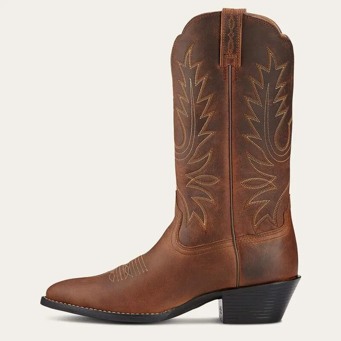 Women Western Boots Ariat Heritage R Toe Western Boot Distressed Brown Women Western Boots Ariat Heritage R Toe Western Boot Distressed Brown