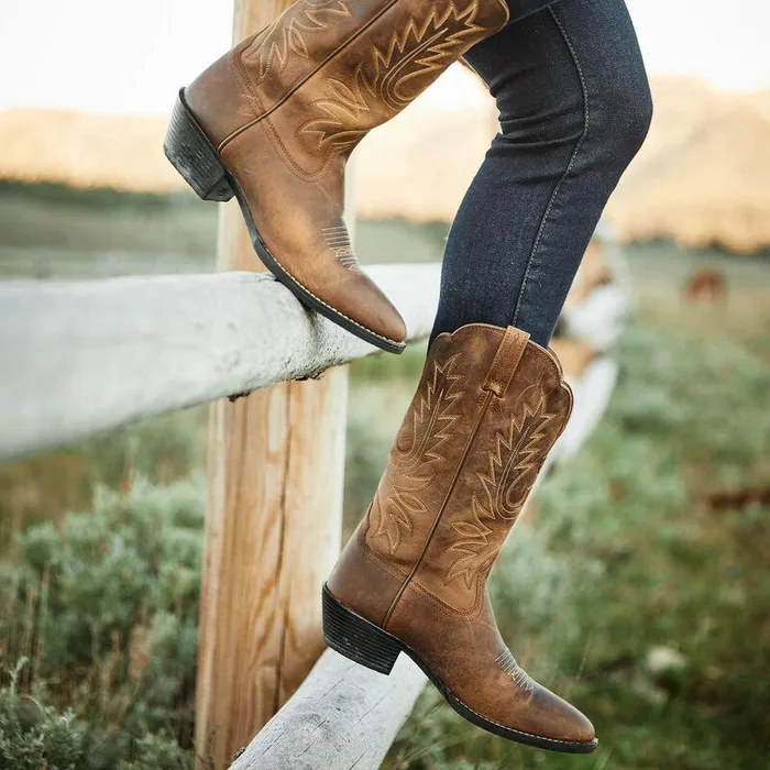 Women Western Boots Ariat Heritage R Toe Western Boot Distressed Brown Women Western Boots Ariat Heritage R Toe Western Boot Distressed Brown