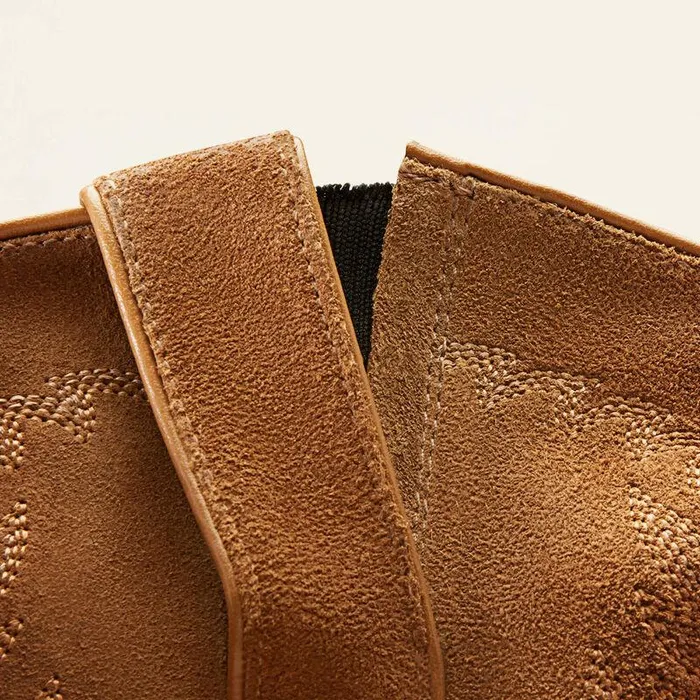Women Western Boots Ariat Laramie StretchFit Western Boot Distressed Dijon Suede Women Western Boots Ariat Laramie StretchFit Western Boot Distressed Dijon Suede