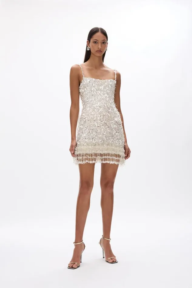 Women White Dresses Rachel Gilbert POSIE MINI