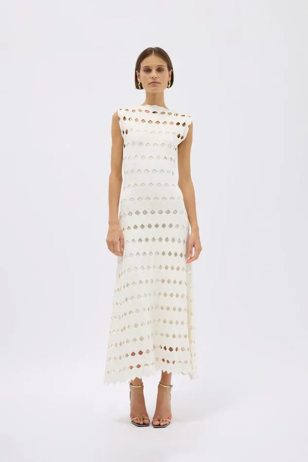 Women White Dresses Rachel Gilbert QUINLAN DRESS